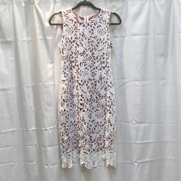 Stunning Lace Sheath Dress - Picture 2 of 7